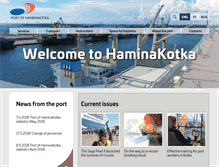 Tablet Screenshot of haminakotka.com